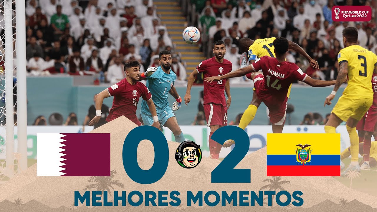 Melhores momentos de Qatar 0 x 2 Equador