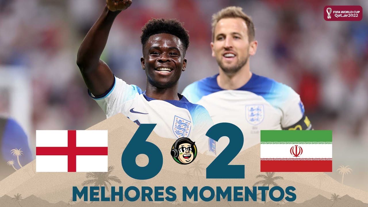 Melhores momentos de Inglaterra 6 x 2 Irã