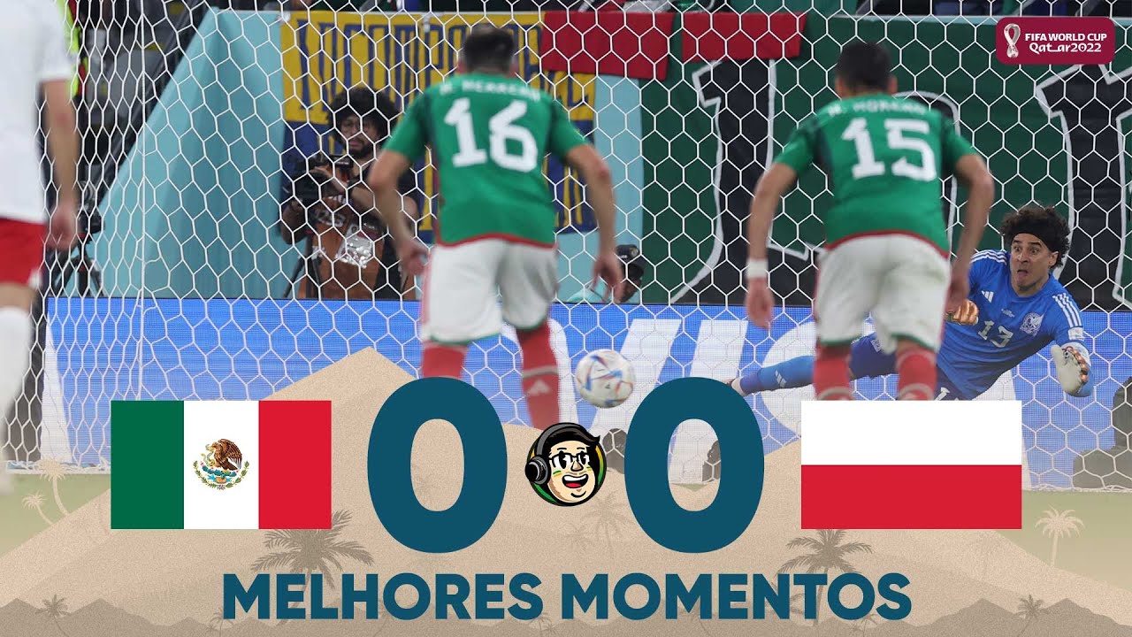 Melhores momentos de México 0 x 0 Polônia