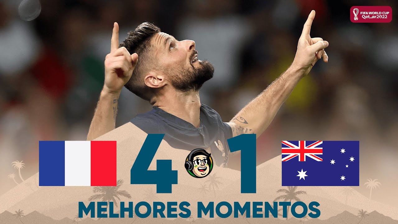 Melhores momentos de França 4 x 1 Austrália