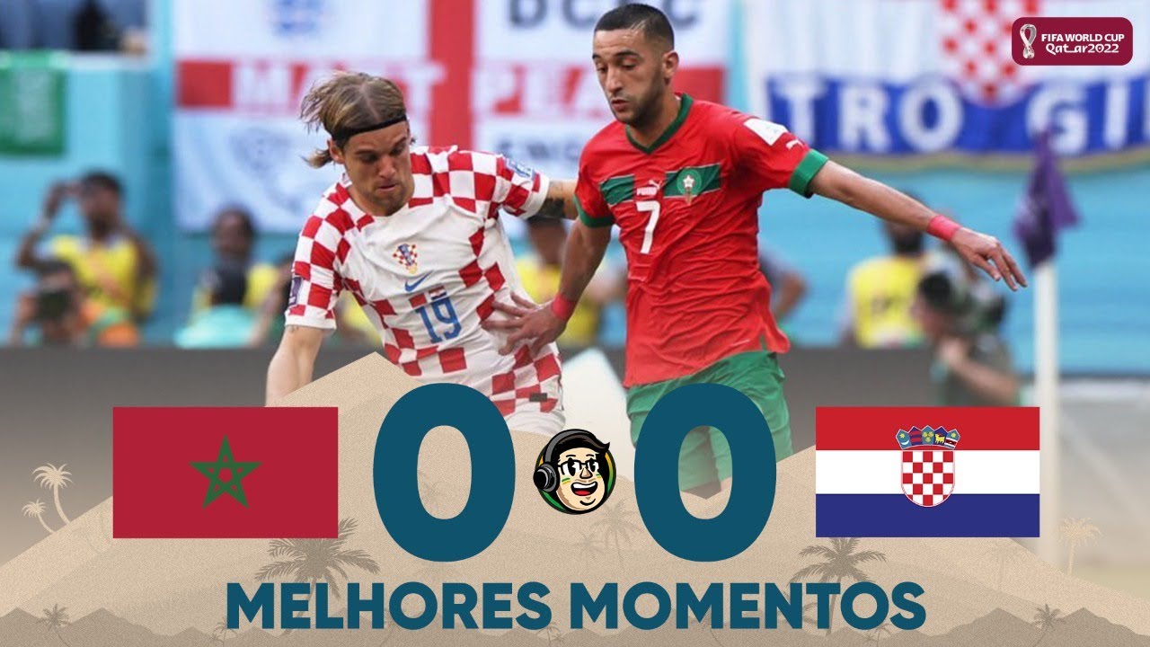 Melhores momentos de Marrocos 0 x 0 Croácia