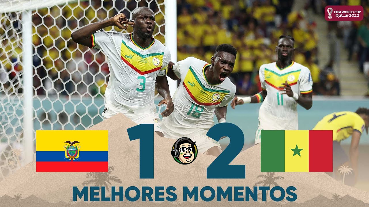 Melhores momentos de Equador 1 x 2 Senegal