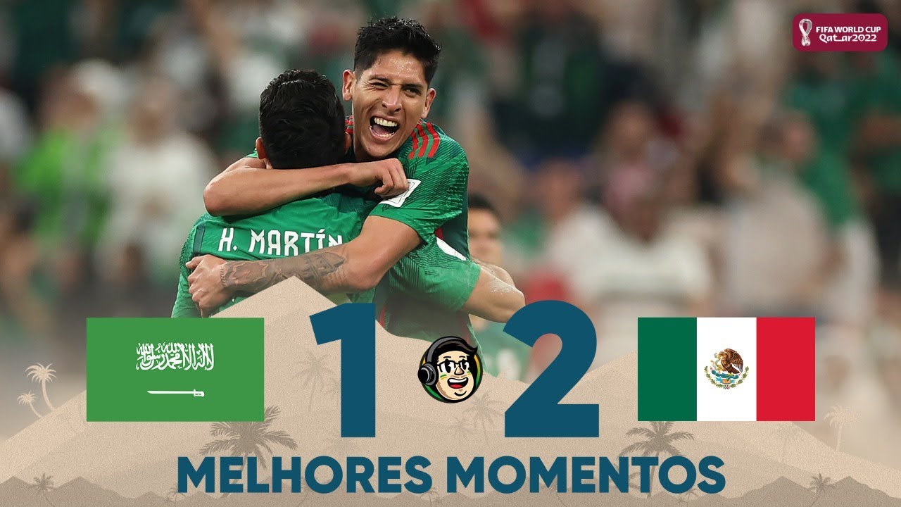 Melhores momentos de Arábia Saudita 1 x 2 México