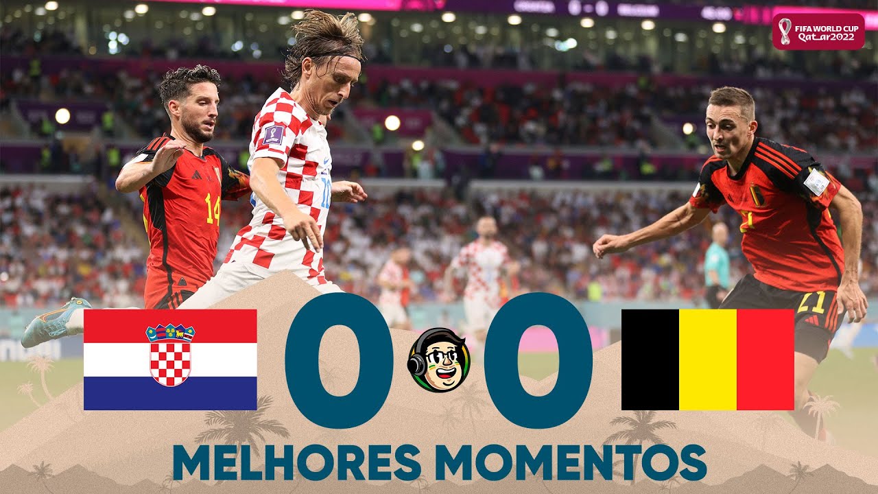 Melhores momentos de Croácia 0 x 0 Bélgica