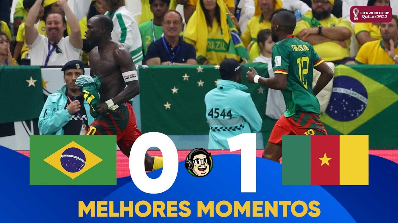 Melhores momentos de Camarões 1 x 0 Brasil