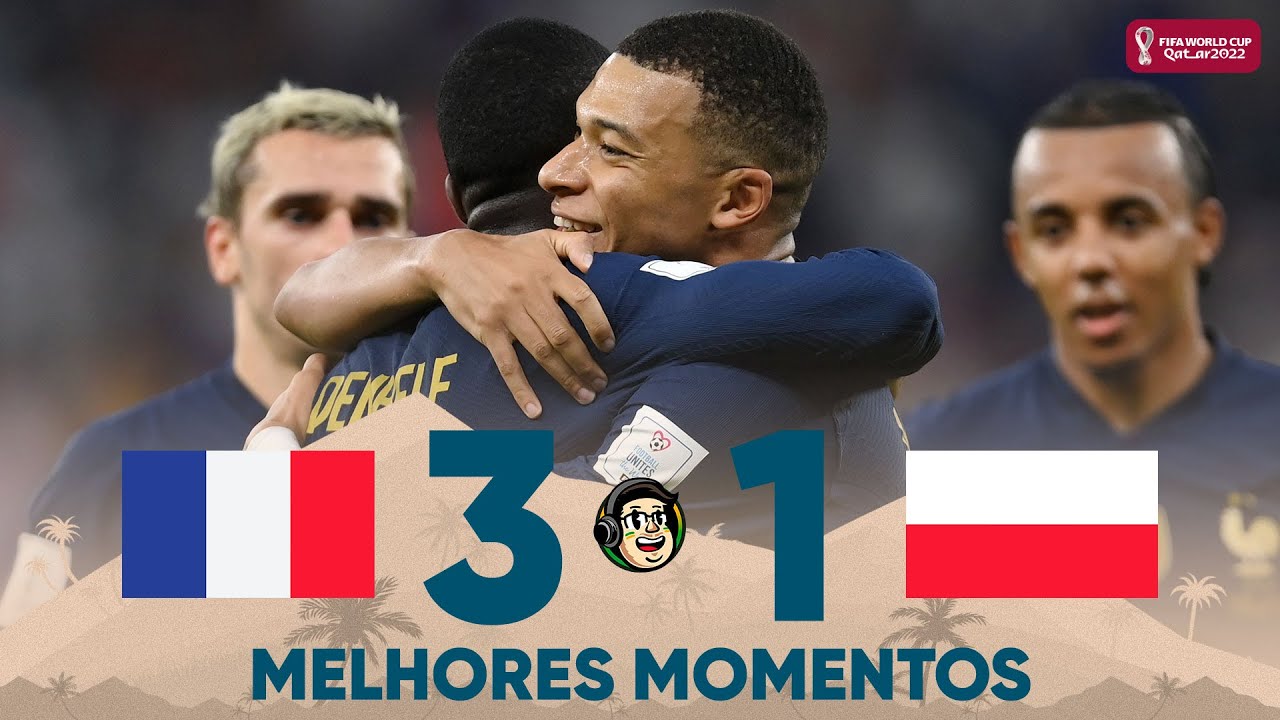 Melhores momentos de França 3 x 1 Polônia